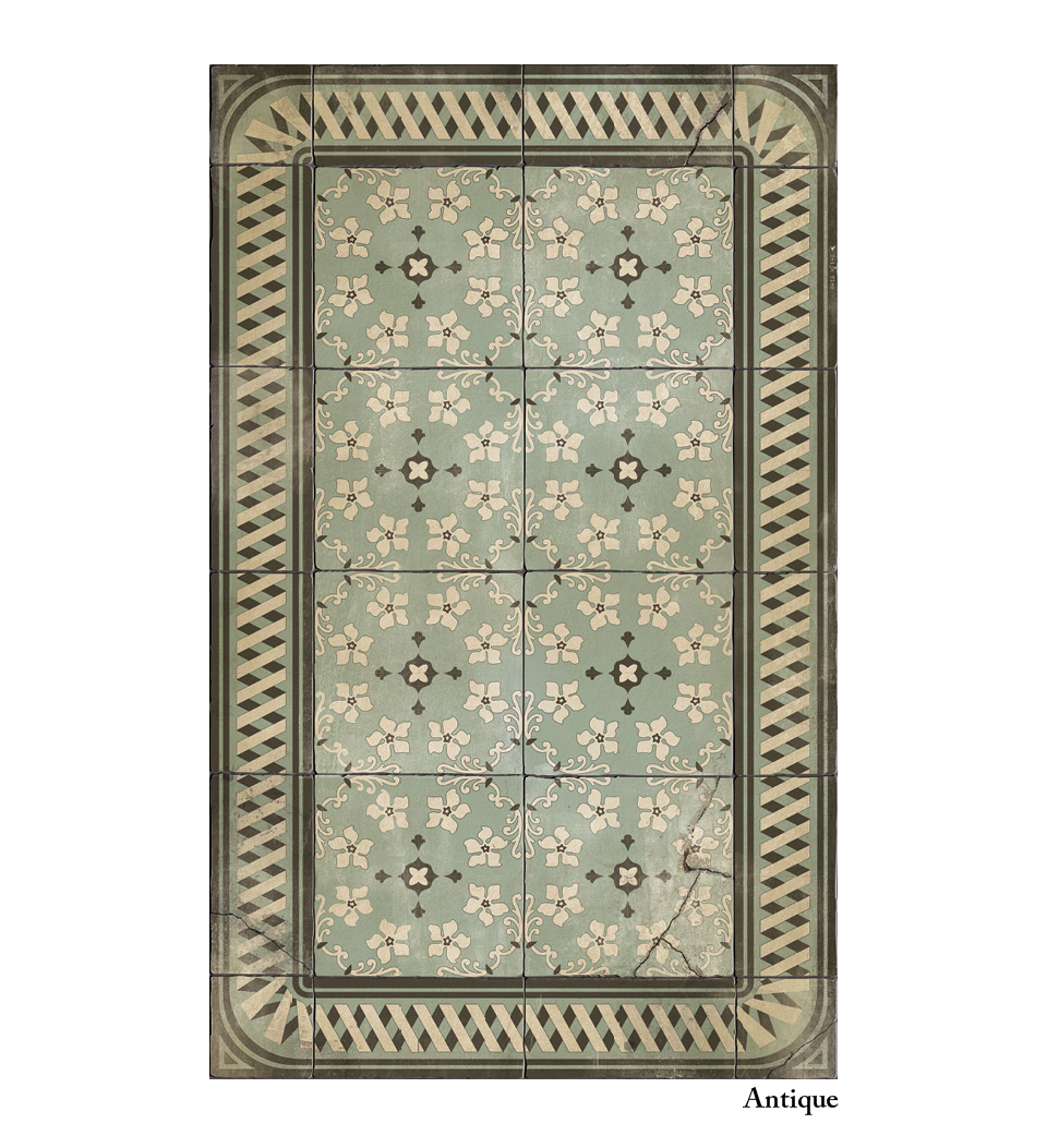 Almond vinyl rug Image
