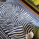 Breath Floor Art Vinyl Rug Image