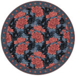 Bloomin’ Marvellous Round Vinyl rug Image