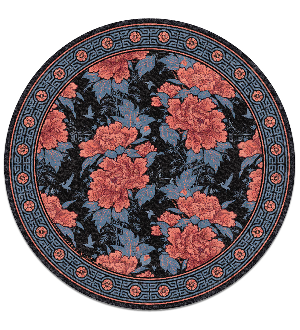 Bloomin’ Marvellous Round Vinyl Placemat Image