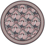 Zsa Zsa  Round Vinyl Placemat Image