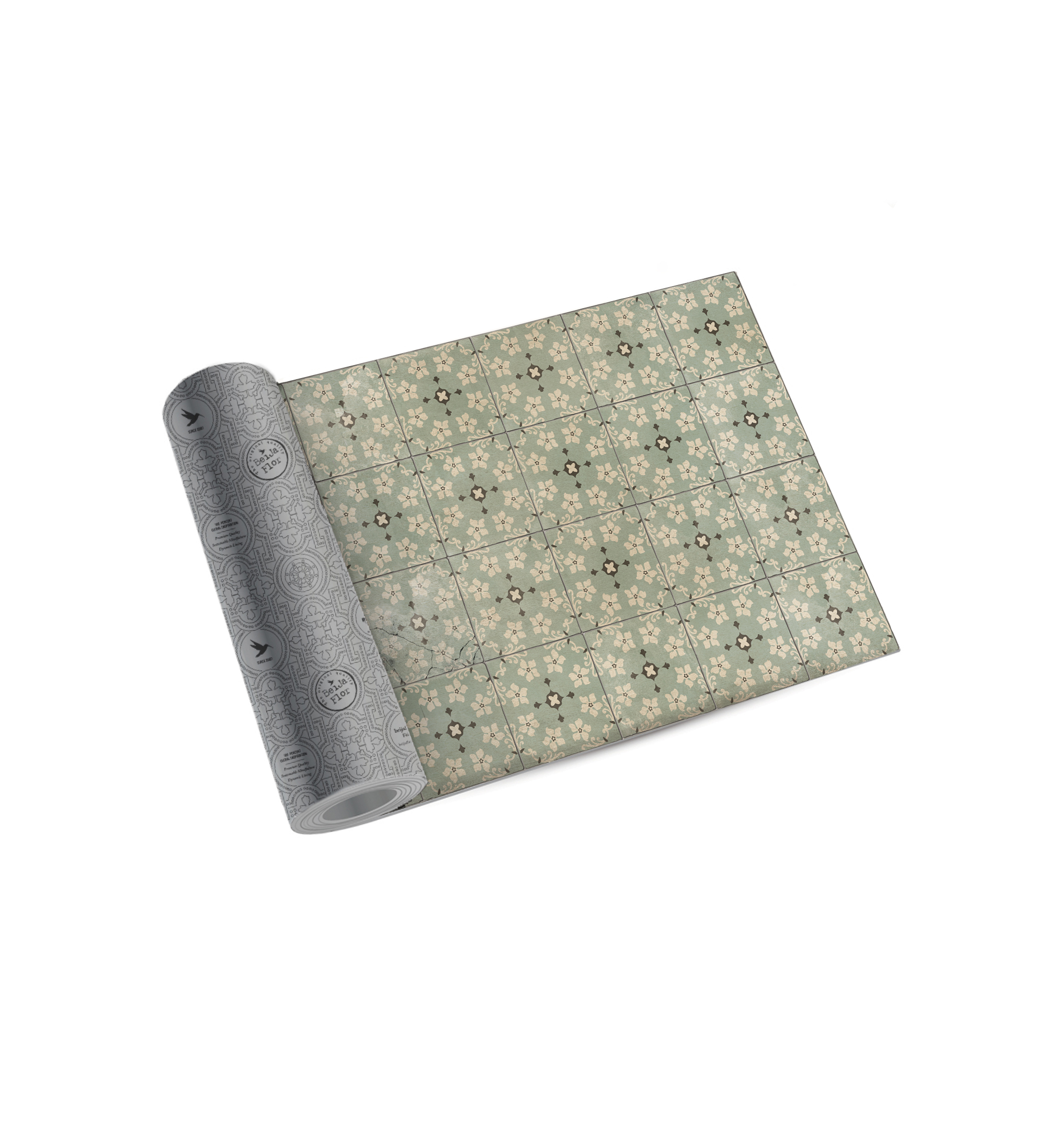 Almond – Modu floor Vinyl rug Image
